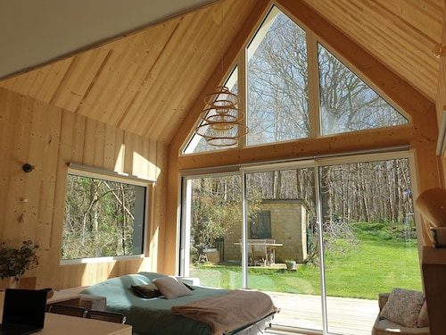 Lodge à Wissant, au calme, en forêt et à 500m de la plage.  Idéal pour un couple