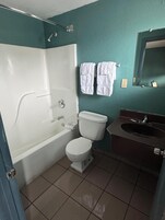 Free toiletries, towels, soap, toilet paper