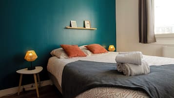 2 soverom, skrivebord, wi-fi og sengetøy