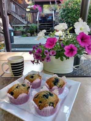 Outdoor dining - Cole's Bay Vacation Retreat Cole's Bay Suite (Sidney)