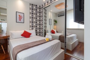 1 bedroom, iron/ironing board, travel crib, free WiFi