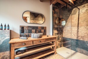Shower, hair dryer