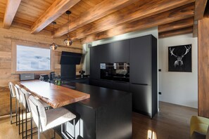 Fridge, microwave, oven, dishwasher - La Combe Blanche - Balcon sur le Mont-Blanc (Combloux)