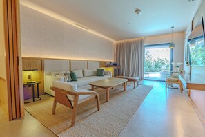 Hochwertige Bettwaren, Daunenbettdecken, kostenlose Minibar, Zimmersafe