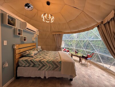 Aqeel Dome Riverfront Retreat: Experience Nature’s Beauty in a Glamorous Jungle