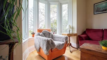 Fireplace, books