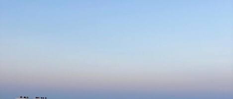 Blick von der Unterkunft