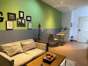 Standard Condo, Balcony, City View | Living area - One Bedroom with Balcony City view  (Makati)