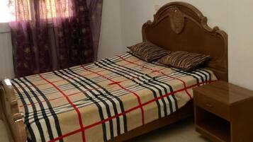 2 bedrooms, bed sheets