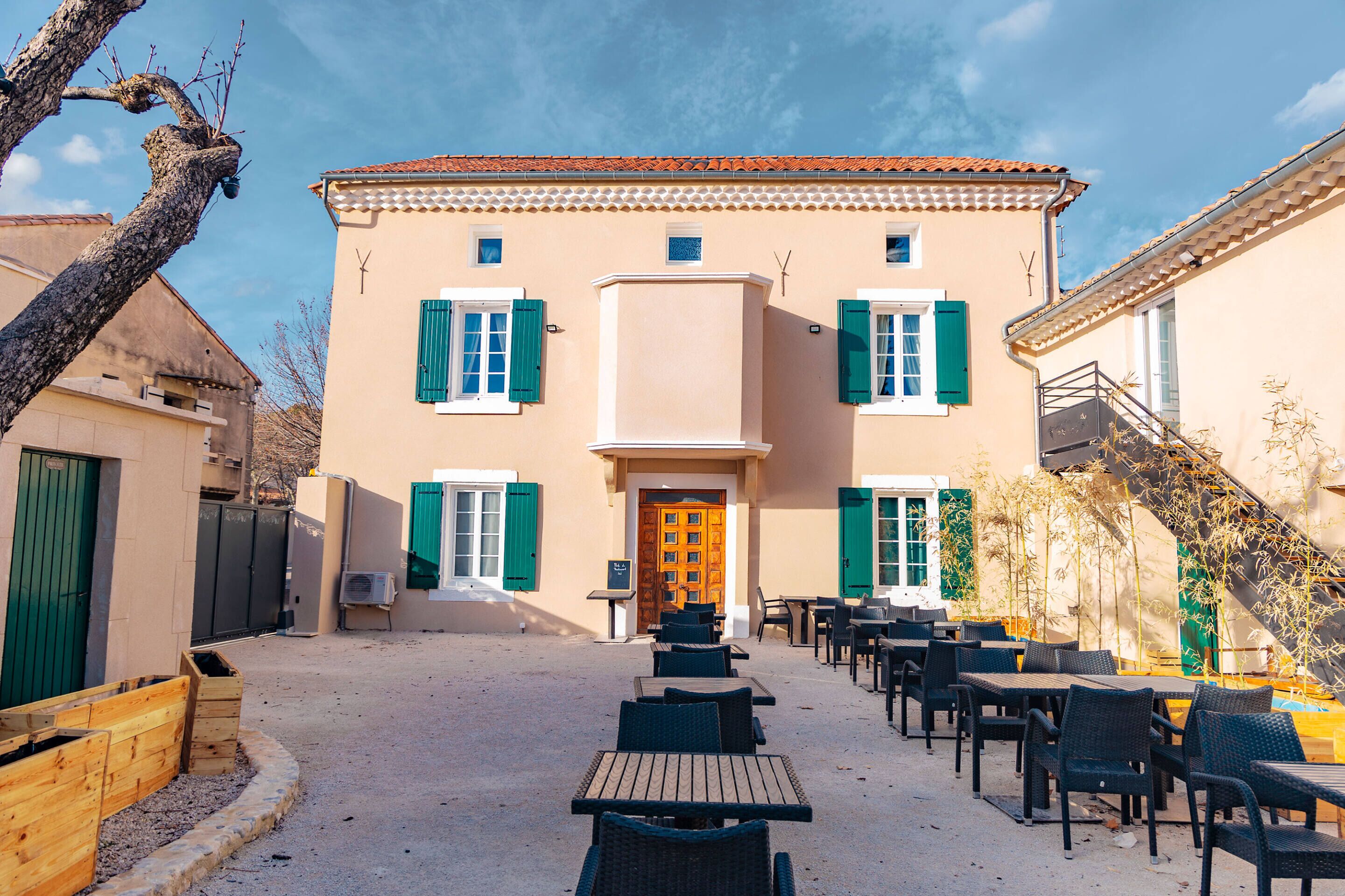 Entrée de l’hébergement