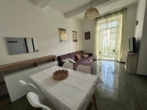 House, 2 Bedrooms, Balcony, Mountain View | Living room - Cà Dell'alpe-between the Apuane Alps and the sea (Montignoso)