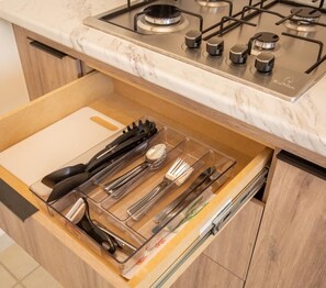 Oven, stovetop, coffee/tea maker, toaster - New Apartment in Hermosillo (Hermosillo)