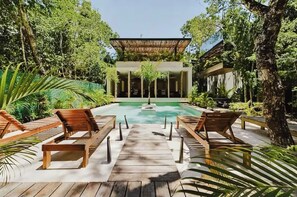 Pool - Heart Fire Glass Treehouse: 
Sanctuary Space  for Couples & Solo Travelers (Tulum)