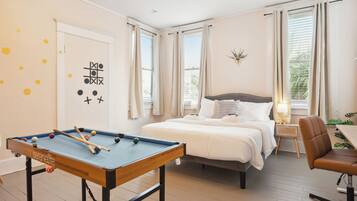 4 habitaciones, escritorio, wifi y ropa de cama
