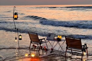 Blick von der Unterkunft