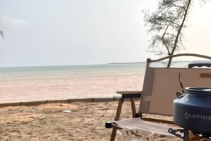 Uitzicht vanuit accommodatie