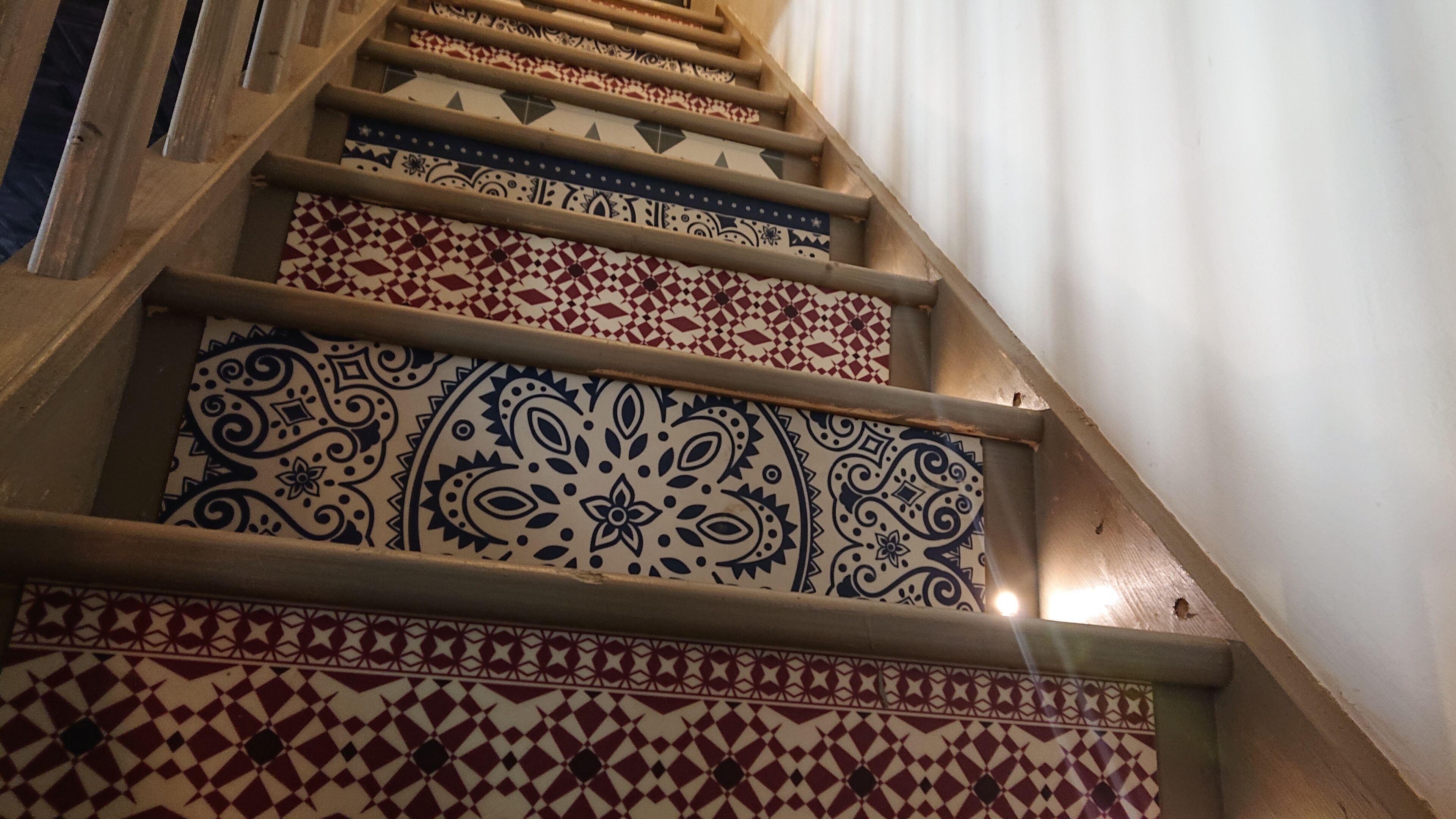 Our unique stairs to the bedrooms 