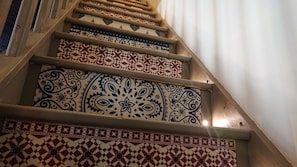 Our unique stairs to the bedrooms