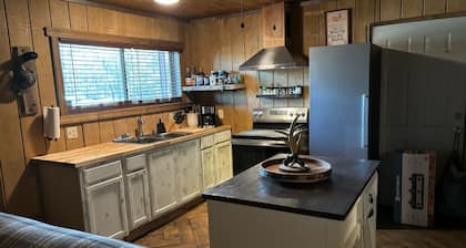 Cozy cabin with WiFi and AC in charming Butler Private getaway on large acerage