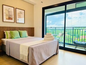 1 slaapkamer, een strijkplank/strijkijzer, wifi, beddengoed