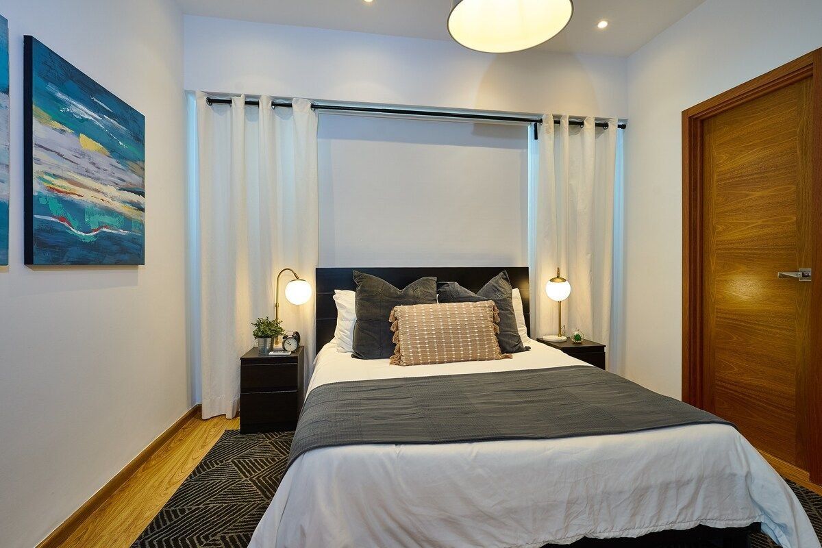 Apartamento superior | 1 dormitorio, caja fuerte, cortinas opacas