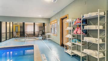 Indoor pool, a heated pool