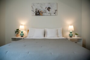 1 室のベッドルーム、アイロン / アイロン台、WiFi (無料)、ベッドシーツ