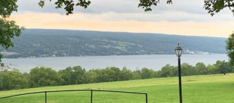 GORGEOUS SENECA LAKE & WATKINS GLEN VILLAGE VIEW!