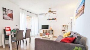 House, 3 Bedrooms, Terrace | Living area - Global Coblanca XVI - By Global Rental Holidays 8536 (Benidorm)