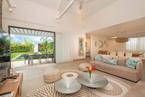 TV - Sumptuous villa Mahé,4 bed, 5 min from the beaches (Rivière du Rempart District)