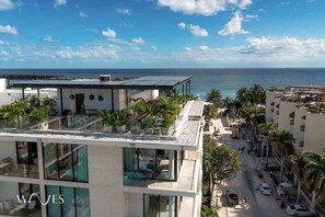 Appart'hôtel, plusieurs lits, accès piscine, vue océan (Oceana 534) | Extérieur