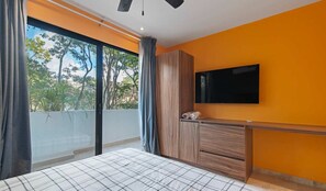 Condo, 1 King Bed with Sofa bed, Pool Access, Garden View (Ka'an 104) | 1 bedroom, individually decorated, individually furnished