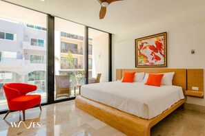 Condo, Multiple Beds, Pool Access, City View (Oceana 212 ) | 2 bedrooms, individually decorated, individually furnished - 2 Br. Steps Away From the Beach Heated Pool (Playa del Carmen)