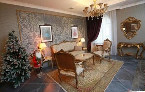 Sitteområde i lobbyen