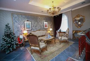 Sitteområde i lobbyen