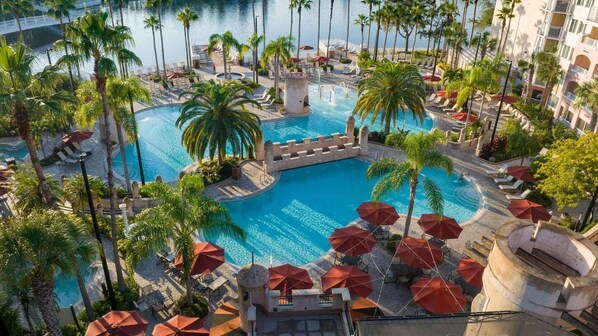 Pool - Escape to Paradise: Your Family Adventure Awaits- Marriott's Grande Vista- 2 Bd (Orlando)