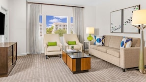 Living area - Escape to Paradise: Your Family Adventure Awaits- Marriott's Grande Vista- 2 Bd (Orlando)