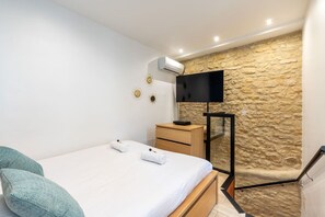 1 غرفة نوم ومكتب ومكواة/لوح كي وواي فاي