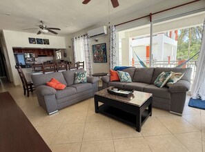 TV connectée, lecteur de DVD, livres, vidéothèque