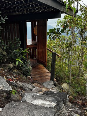 Tente Standard, balcon, vue montagne | Salle de bain