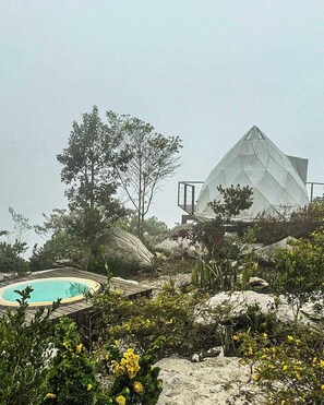 Tente Standard, balcon, vue montagne | Terrasse/Patio