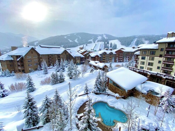 Una piscina climatizada