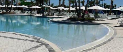 Una piscina riscaldata