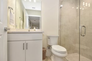 Hair dryer, towels