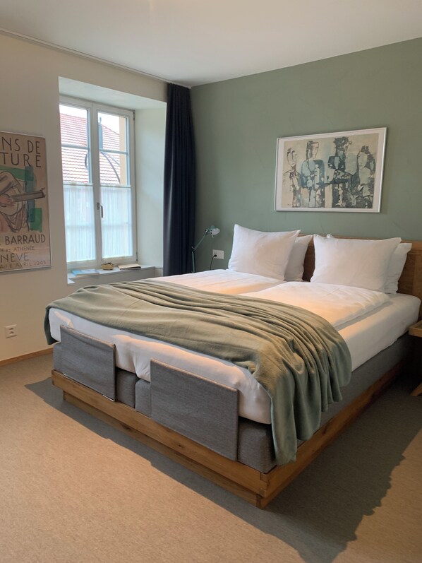 Comfort Double Room, Valley View - Hotel Restaurant Croix Blanche (Bas-Vully)