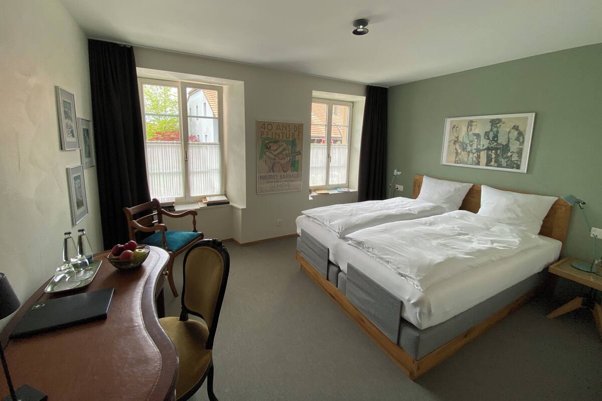 Comfort Double Room, Valley View | In-room safe, desk, laptop workspace, soundproofing