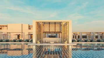 Indoor pool, seasonal outdoor pool