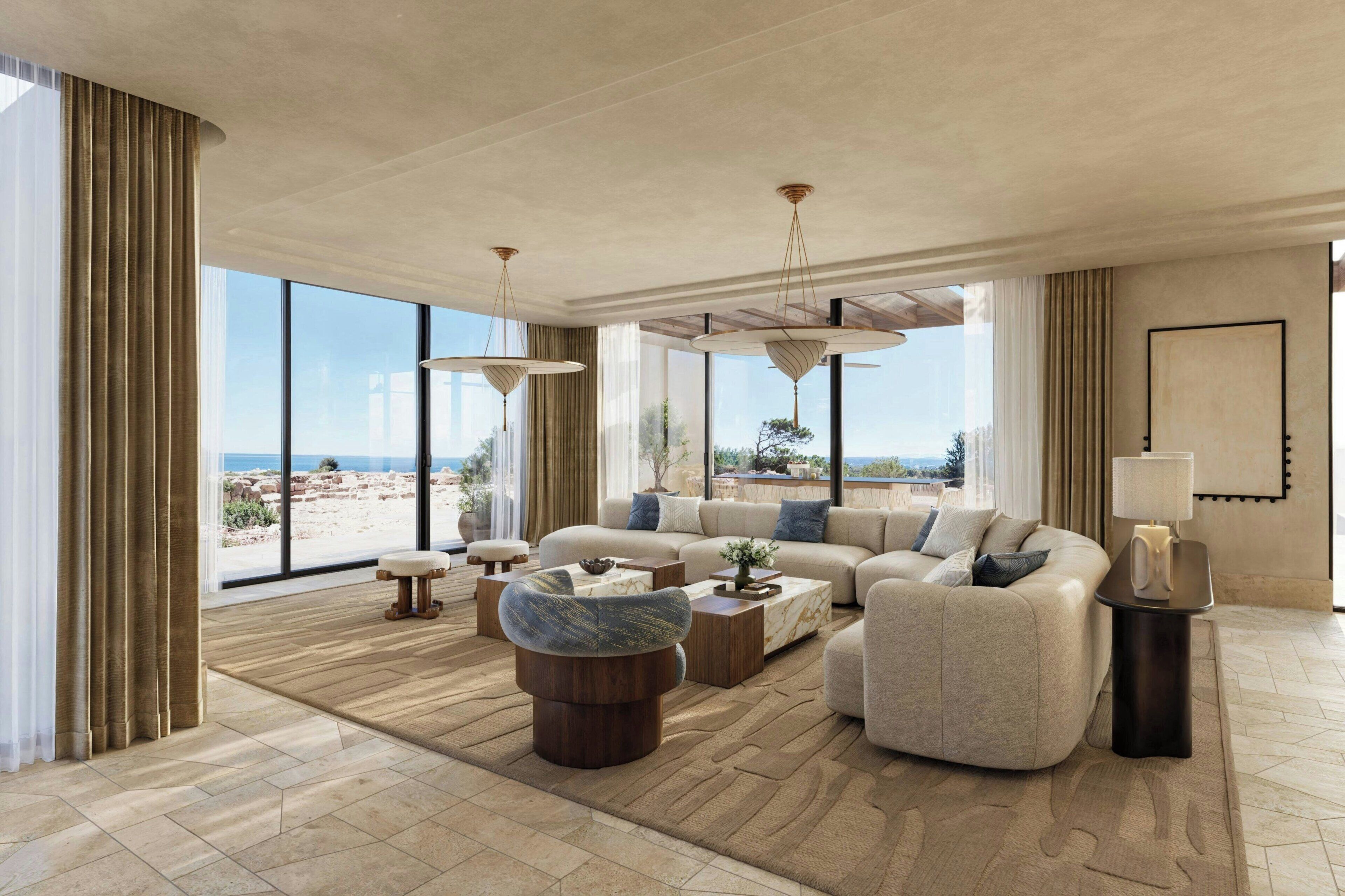 Presidential-Suite, 1 Doppelbett, Meerblick | Minibar, Zimmersafe, Verdunkelungsvorhänge, schallisolierte Zimmer