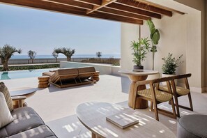 Egyptian cotton sheets, premium bedding, down comforters, minibar - Amoh, A Luxury Collection Resort, Rhodes (Rhodes)