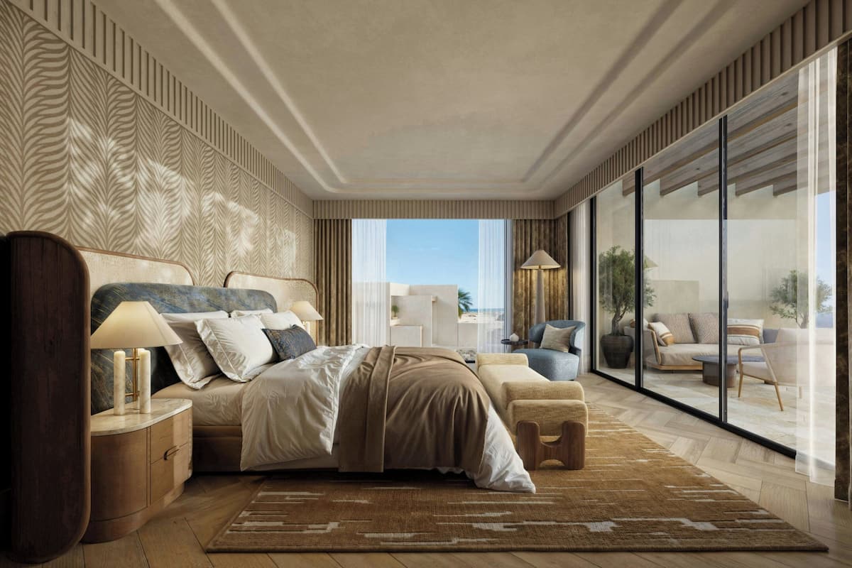 Suite, 1 King Bed with Sofa bed, Sea View